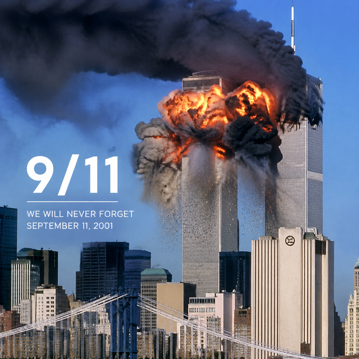 Generate an image of the most significant event of 2001 output