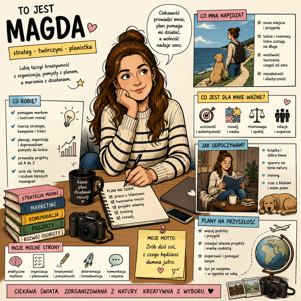 Personal Profile Infographic Generator output