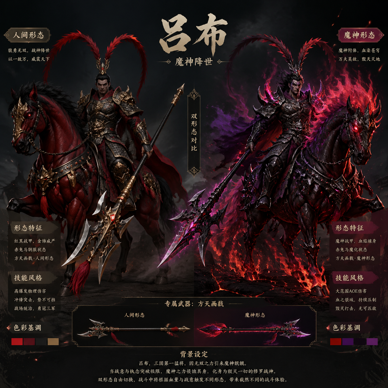 Lu Bu Boss Design Sheet output