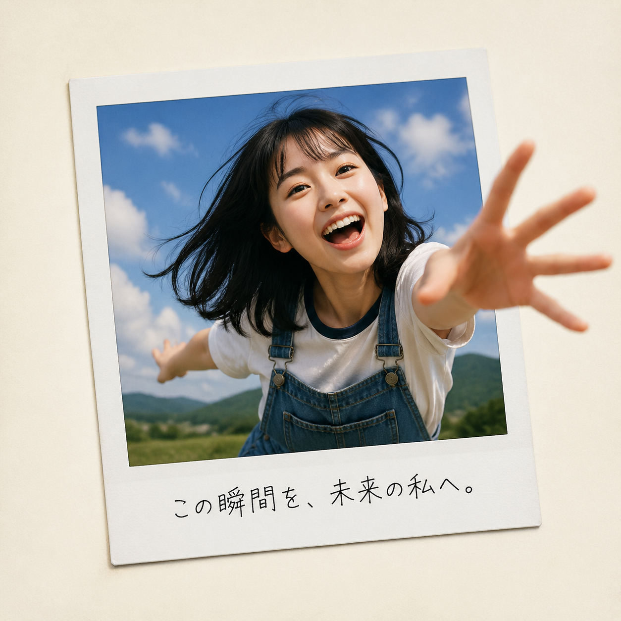 Polaroid Frame Breakout Scene output