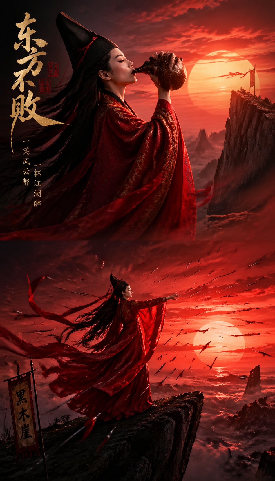 Dongfang Bubai Wuxia Character Poster output